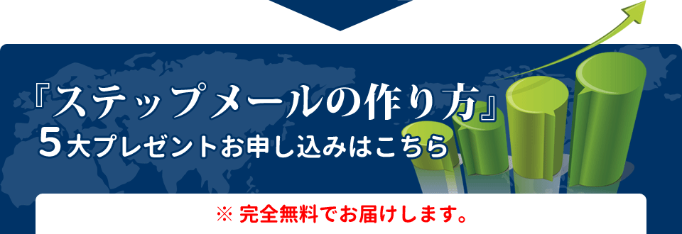 ステップメールの作り方５大プレゼントお申し込みはこちら